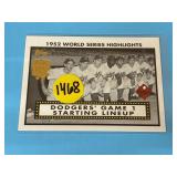 2001 Topps 1952 Dodgers Starting Lineup