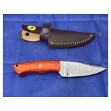 Fixed Blade Knife in Leather Sheath
