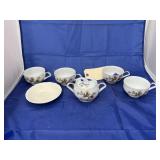 6 Pcs - Teacups - Saucer - Sugar/Cream