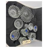Clear Glass Plate - Bowls - Small Compotes