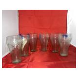 6 - Coca Cola Drinking Glasses