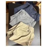 3 Pr Adidas Golf Shorts Sz 38