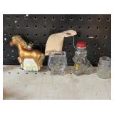 4 Pcs - Christmas Ornament - Dog Salt Shaker