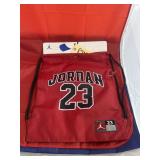 Jordan Red Drawstring Backpack