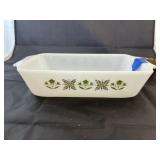 Fireking Glass Loaf Pan Meadow Green