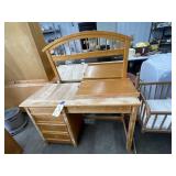Desk w/Mirror 48"L x 20"W x 31" Mirror 55"H