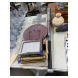 5 Small Pic Frames - Aluminum Ball Bat & More