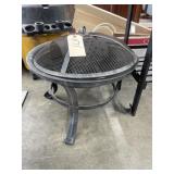 Metal Fire Pit w/Cover & Fire Starter 21"Dia
