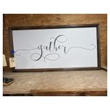Wood Framed Home Dï¿½cor 45"