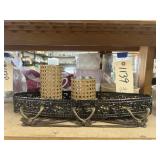 Metal Key Rack - Metal Bucket - Glass Plates