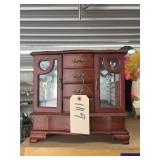5-Drawer 2-Door Jewelry Box 13"L x 5"W x 12"H