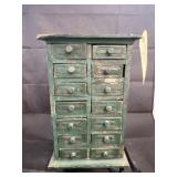 Small 14-Drawer Wood Organizer