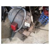Elec Motor on Roll Around Wagon 1-1/2"  Shaft