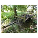 Single Axle Trailer w/Drop Gate - 12ft L