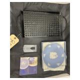 2pc - 1998 Wedgwood Plate & BBQ grill pan