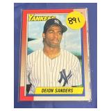 ROOKIE CARD 1990 TOPPS DEION SANDERS