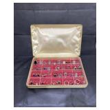 Plastic Box w/40 Assorted Rings - var sizes
