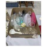 Pyrex Bread Pan - Assorted Handled Glasses