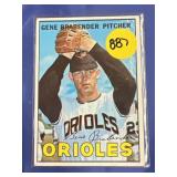 ROOKIE CARD 1967 TOPPS GENE BRABENDER