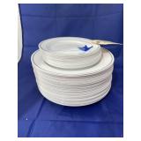 Stack of Plastic Plates