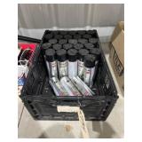 29 Cans Black Rustoleum Enamel Spray Paint