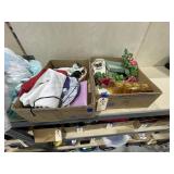 2 Boxes - Dolls - Table Linens & More