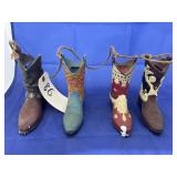 String of 4 Boot Dï¿½cor