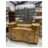 Antique Art Dï¿½co Style Dresser w/Mirror
