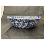 Roseville Spongeware Bowl