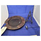 Metal Plate Stand - Candle Snuffer - Metal Plate