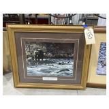 Framed/Matted "Along the Yellowstone"