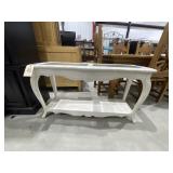 Wood/Glass Sofa Table 49"L x 17"W x 26"H