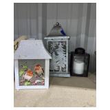 3 Pcs - Metal Candle Lanterns