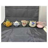 5 Pcs - Creamers & Sugars