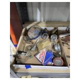Assorted Gauges - Vintage Fuel Bowl Caps