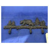 Cast Iron Woodland Themed Key Hanger