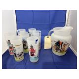 Lorres Oklahoma Tribal 7 - Tumblers & Pitcher