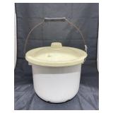 Porcelain? Camping Pot w/Plastic Lid