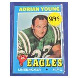 SHARP ROOKIE CARD 1971 TOPPS ADRIAN YOUNG