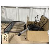 Metal Kitchen Helper Shelf - Curling Iron & More