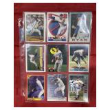 Sheet of 9 Nolan Ryan Cards