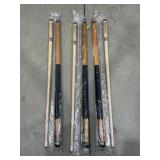 3 Pool Cues - 58" 2 Pc Maple Cues by Mizerak