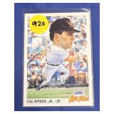 1992 SCORE HOF CAL RIPKEN CARD