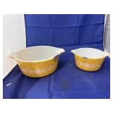 2 Pcs - Pyrex Princess Mixing Bowls