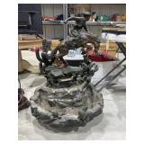 Cowboy Statue Fountain/Birdbath