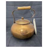 Copper Tone Teapot - no spout