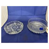 Serving Bowl & Large Glass Ash Tray
