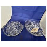 Star of David Punch Bowl & Handled Dish