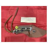 Full Tang Defense Knife w/Leather Sheath