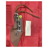 Full Tang Defense Knife w/Leather Sheath